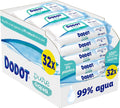 Dodot Aqua Pure Baby Wipes, 1536 Wipes, Helps Restore Skin's Natural PH, 99% Water