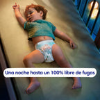 Dodot Pañales Bebé-Seco, Talla 3 (6-10 kg), 292 Pañales + Regalo de 1 Pack de 10 Toallitas Aqua Pure 99% Agua, Una Noche Hasta Un 100% Libre De Fugas, Pack mensual