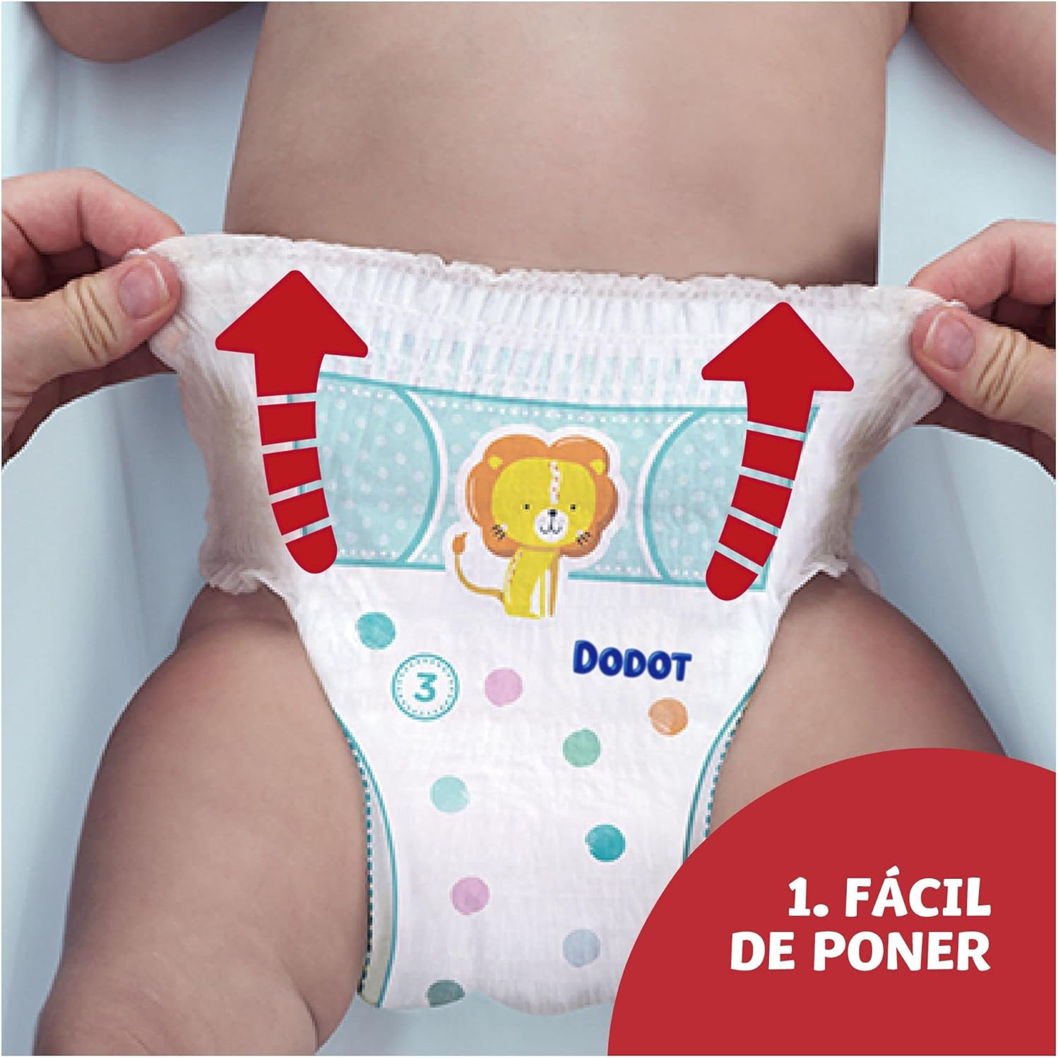 Dodot Baby Pants Diapers, Size 5, 12-17 kg, 180 Diapers, 360° Adjustment Anti-Leak Diaper, Monthly Pack