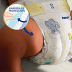 Dodot Pañales Bebé Sensitive, Talla 1 (2-5 kg), 224 Pañales + Regalo de 40 Toallitas Aqua Pure 99% Agua, Hasta 12 h De Protección Antifugas y Cuidado de la Piel, Pack Mensual
