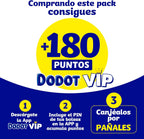 Dodot Nappy Activity Pants Size 4 (9-15 kg), 86 Nappies + Gift of 1 Pack of 40 Wipes, with 360 Adjustment Anti-Leak Extra Soft