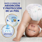 Dodot Pañales Bebé Sensitive, Talla 4 (9-14 kg), 192 Pañales + 4 Pants de Regalo, Hasta 12 h De Protección Antifugas y Cuidado de la Piel, Pack Mensual