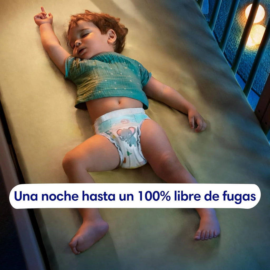 Dodot Pañales Bebé-Seco, Talla 5 (11-16 kg), 174 Pañales + Regalo de 1 Pack de 10 Toallitas Aqua Pure 99% Agua,Una Noche Hasta Un 100% Libre De Fugas, Pack mensual