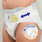 Dodot Pañales Bebé Sensitive, Talla 6 (+13 kg), 117 Pañales + 4 Pants de Regalo, Hasta 12 h De Protección Antifugas y Cuidado de la Piel, Pack Mensual