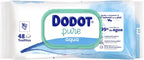 Dodot Toallitas Pure Aqua Para Bebé, 864 Toallitas (18 Packs de 48 Unidades), Ayuda A Restaurar El PH Natural De La Piel, 99% Agua, Sin plástico