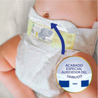 Dodot Pañales Bebé Sensitive, Talla 5 (11-16 kg), 168 Pañales + 4 Pants de Regalo, Hasta 12 h De Protección Antifugas y Cuidado de la Piel, Pack Mensual