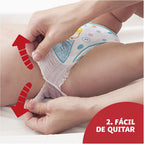 Dodot Nappy Activity Pants Size 4 (9-15 kg), 86 Nappies + Gift of 1 Pack of 40 Wipes, with 360 Adjustment Anti-Leak Extra Soft